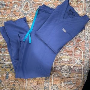 Figs Blue Sky Catarina Top & Yola Bottoms